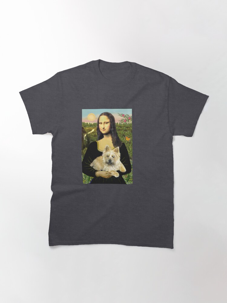 Alternate view of Mona Lisa and her Cairn Terrier (wheaten #6) Classic T-Shirt