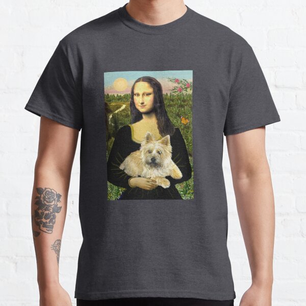 Mona Lisa and her Cairn Terrier (wheaten #6) Classic T-Shirt