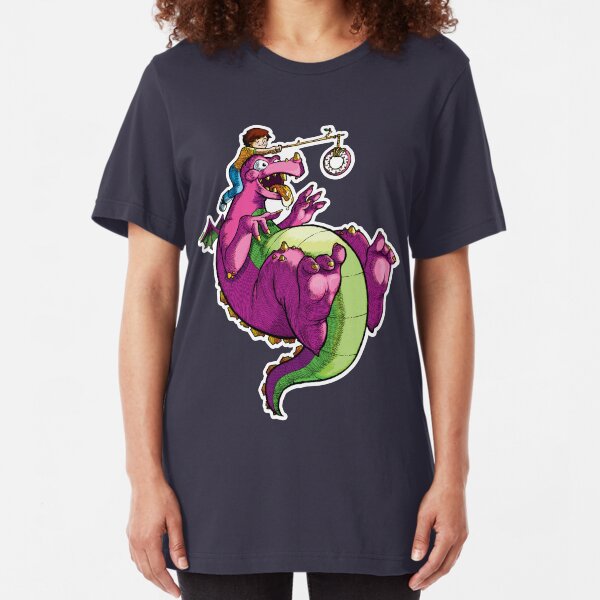 Dragons Love Donuts Slim Fit T-Shirt