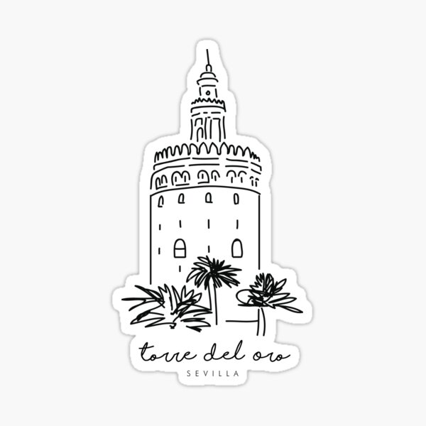 Item preview, Torre del Oro en Sevilla / Minamilist design  designed and sold by Tropical Blood.