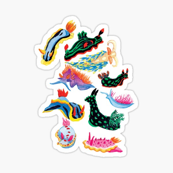 Mini Nudibranchs Sticker