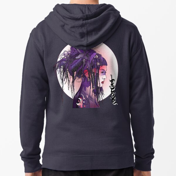 Dreadlocks pirate girl Veste zippée à capuche