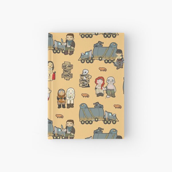 Across the Wasteland (in Sand) Hardcover Journal