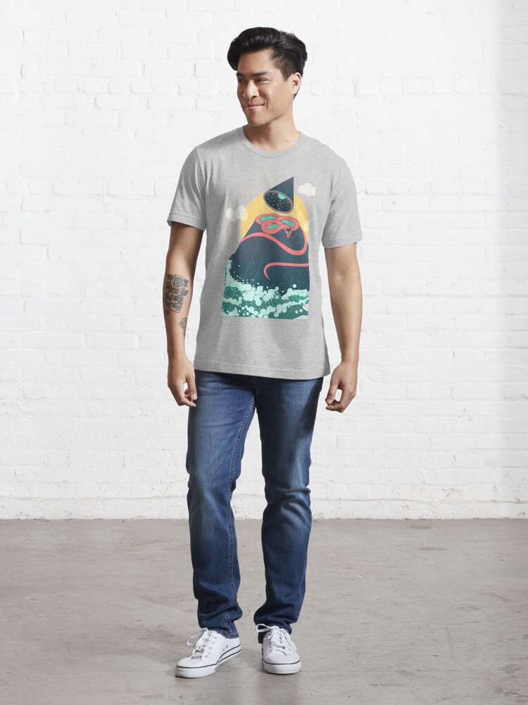 Alternate view of Snake On Crystal Mountain Essential T-Shirt