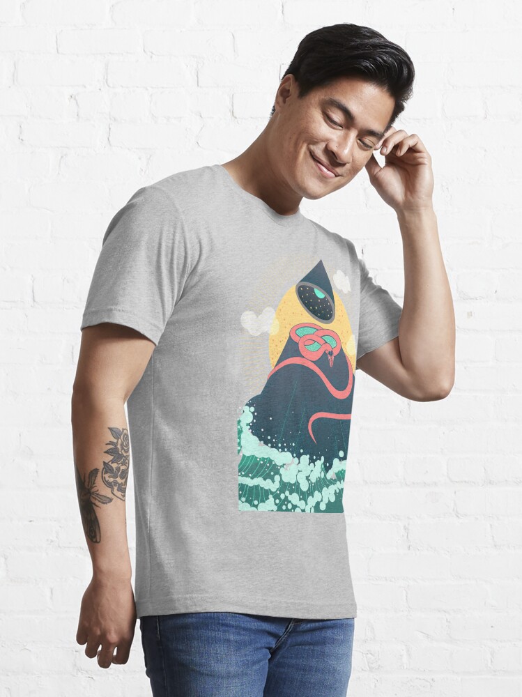 Alternate view of Snake On Crystal Mountain Essential T-Shirt