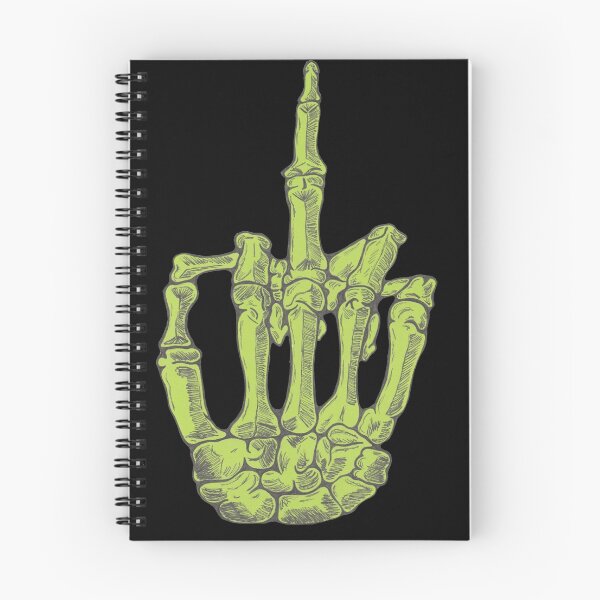 Item preview, Skeletal Middle Finger - Green designed and sold by BonesToAshes.