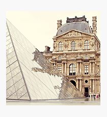 le louvre, paris Photographic Print