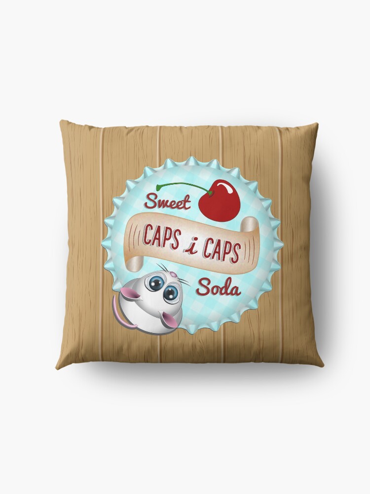 Alternate view of Caps i Caps - Game Floor Pillow