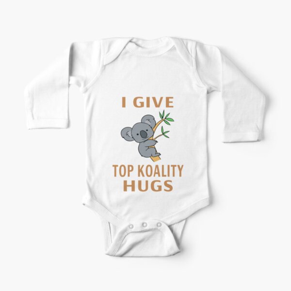 I Give Top Koality Hugs Long Sleeve Baby One-Piece