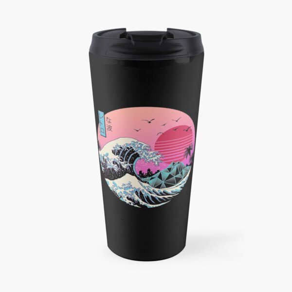 The Great Retro Wave Travel Mug