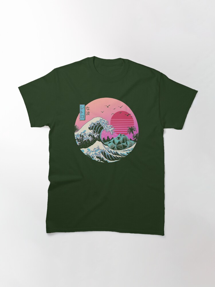 トップス 80s Rie Miyazawa T Shirt The Great Wave T-shirt / Classic Art Tee / Gifts for Art