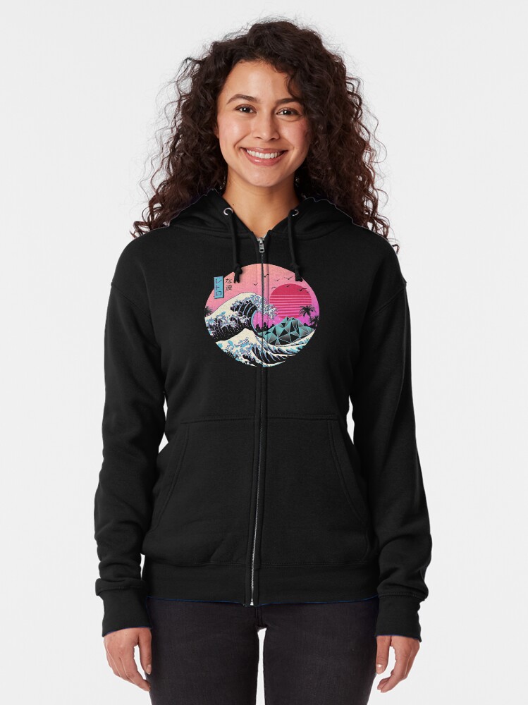 Alternate view of The Great Retro Wave Zipped Hoodie