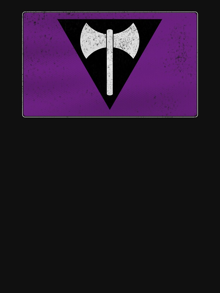 Distressed Lesbian Labrys Pride Flag by valador