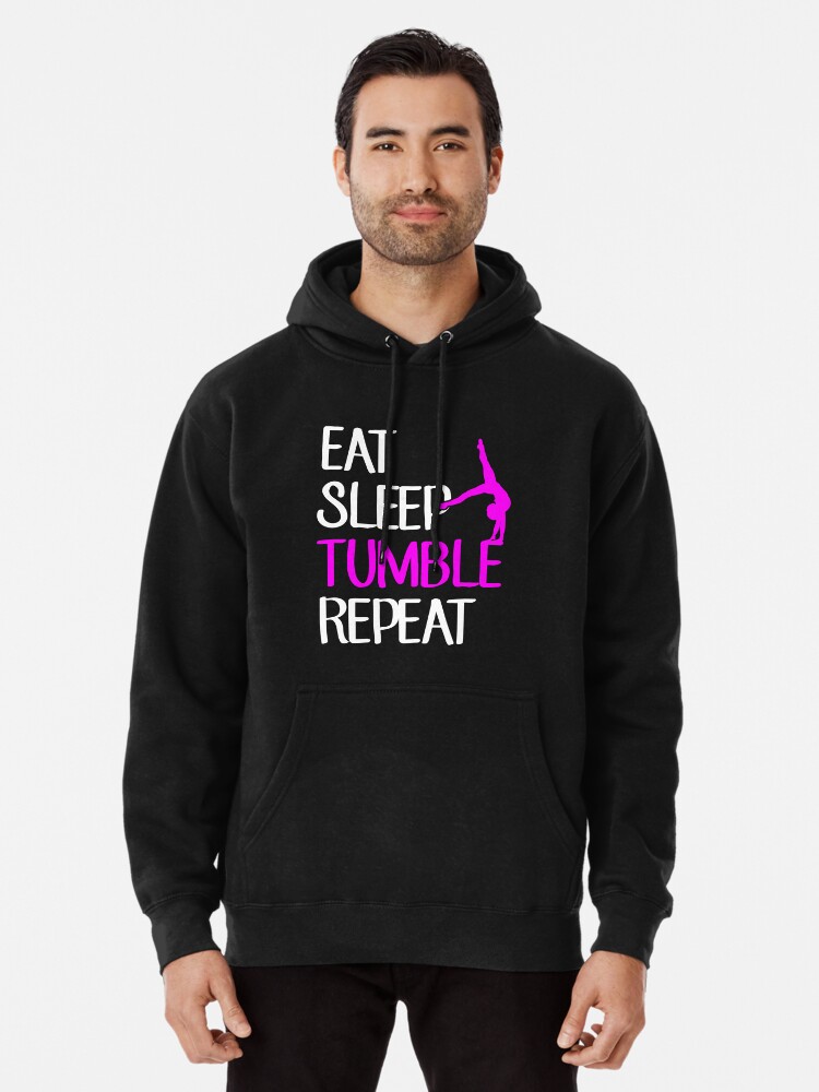 Eat Sleep Gymnastics Men's Sweatshirt Funny Gymnast Calisthenics