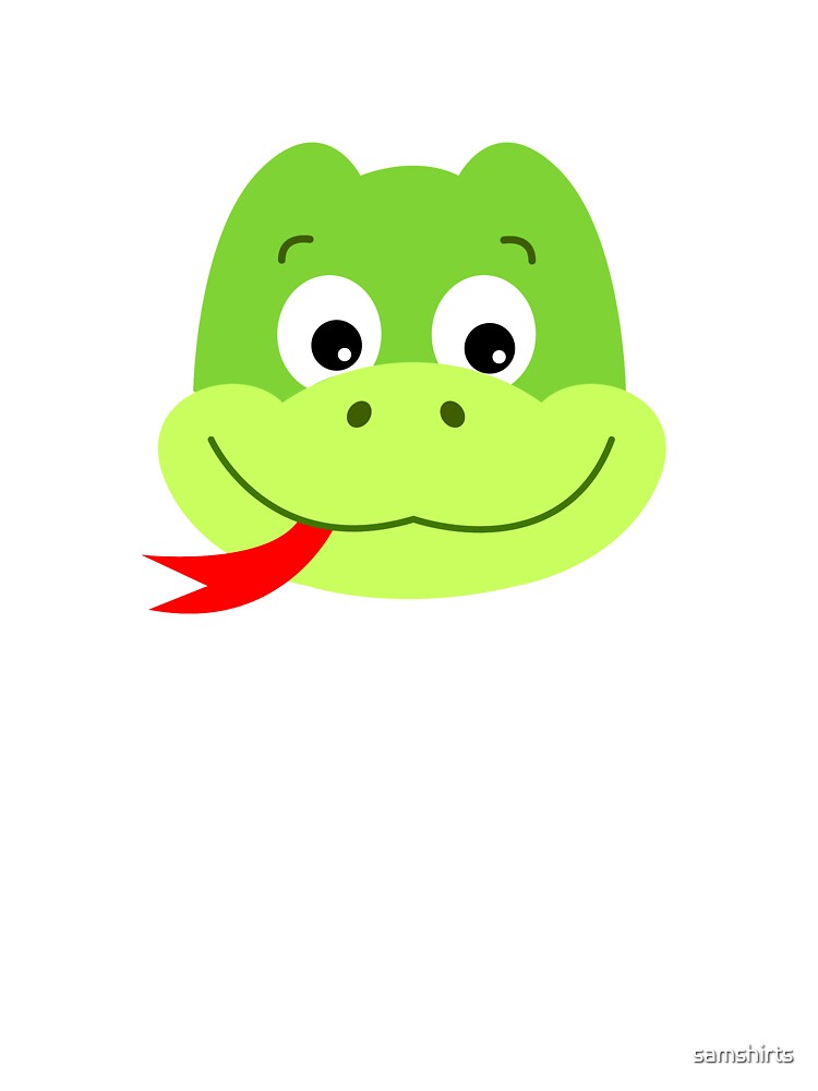 T Shirt Enfant Tete D Un Serpent Mignon Par Samshirts Redbubble