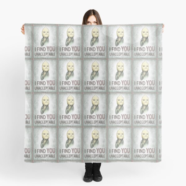 I Find You Unacceptable Scarf