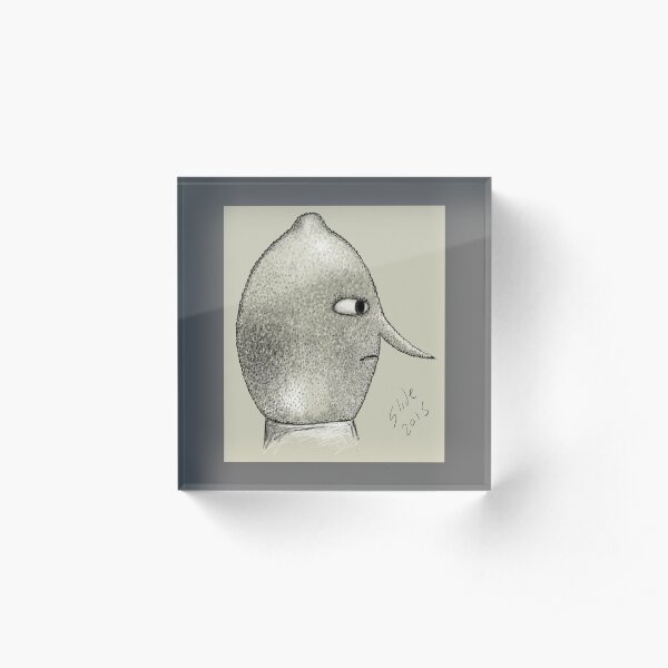 Lemongrab Profile Acrylic Block
