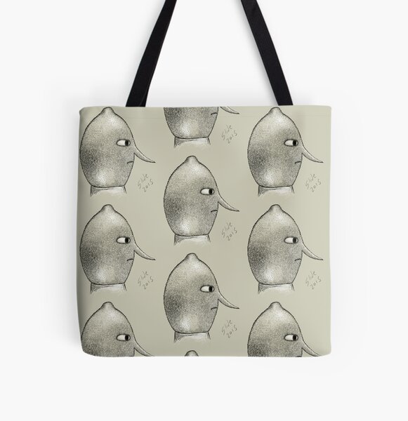 Lemongrab Profile All Over Print Tote Bag
