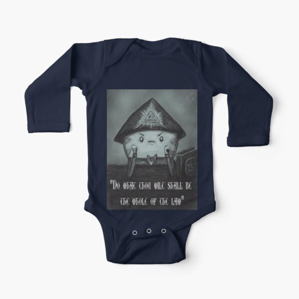 Peppermint Butler Long Sleeve Baby One-Piece