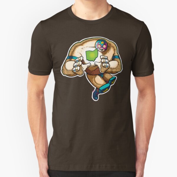 Ohio Lucha Libre Slim Fit T-Shirt