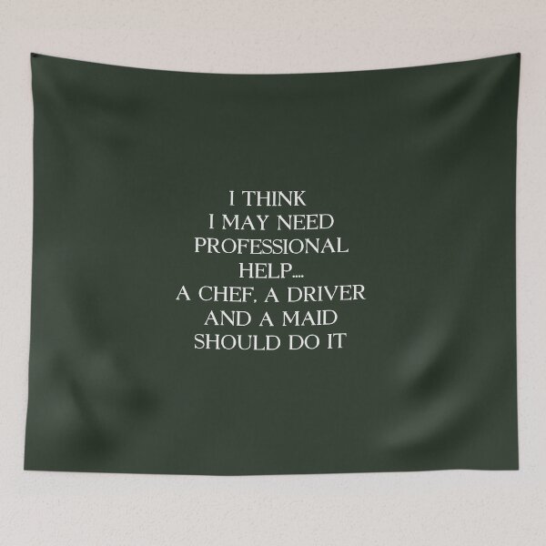 Item preview, Professional Help Chef Driver Maid Meme Best Funny Humor Love designed and sold by BubblynBloom.