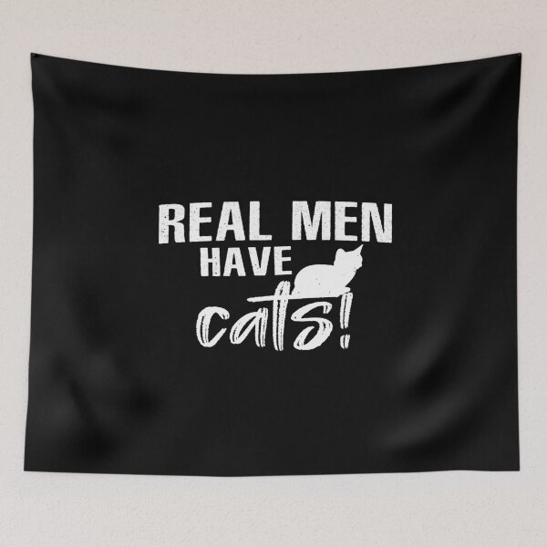 Item preview, Real Men Have Cats designed and sold by SmartStyle.