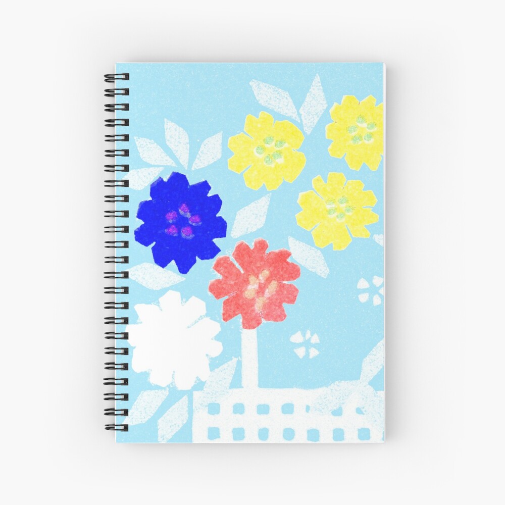 Flower Basket II Spiral Notebook