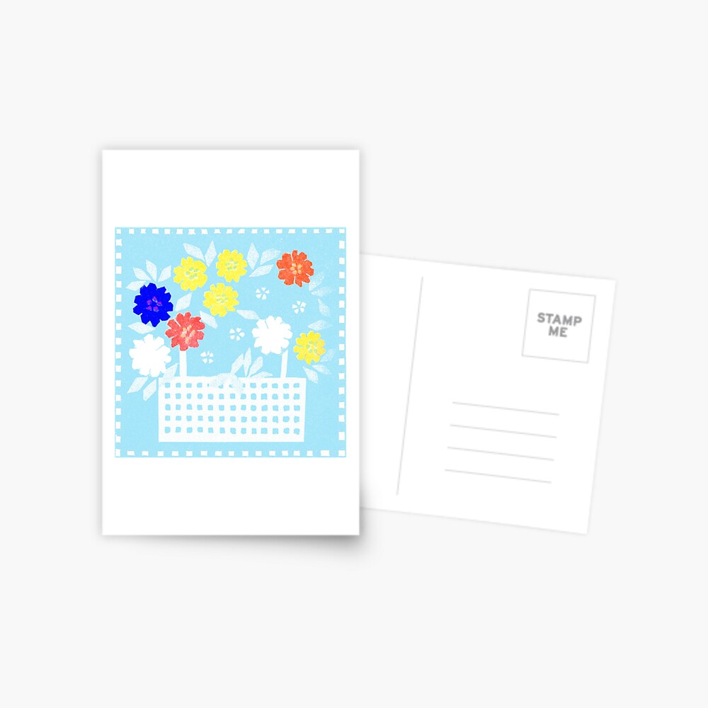 Flower Basket II Postcard