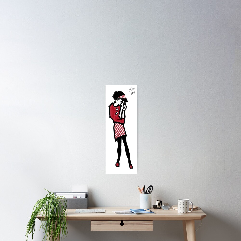 Sad Ska Girl Poster