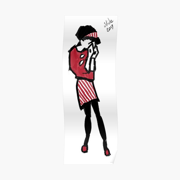 Sad Ska Girl Poster