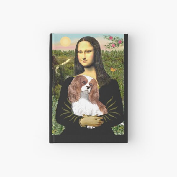 Mona Lisa and her Cavalier King Charles Spaniel (Blenheim #1) Hardcover Journal