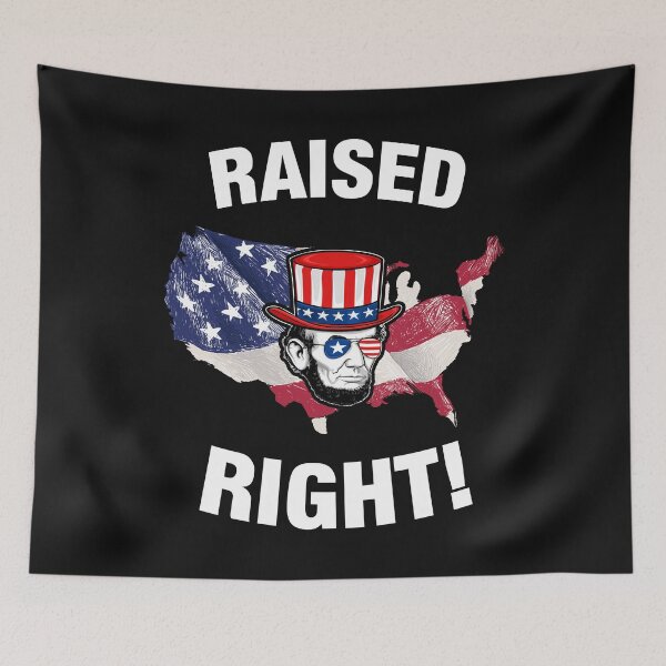 Item preview, Raised Right Abraham Lincoln designed and sold by Bendthetrend.