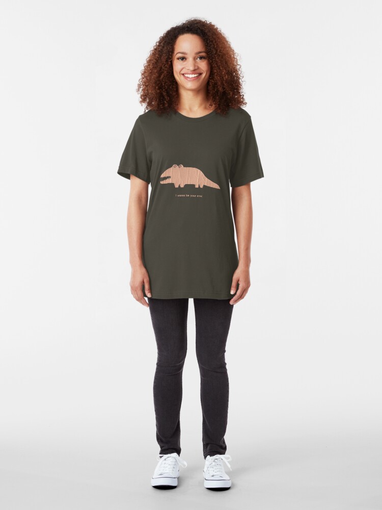 Alternate view of croc 2 Slim Fit T-Shirt
