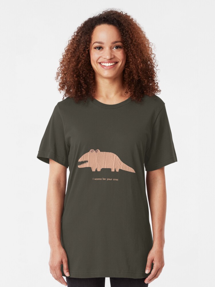 Alternate view of croc 2 Slim Fit T-Shirt