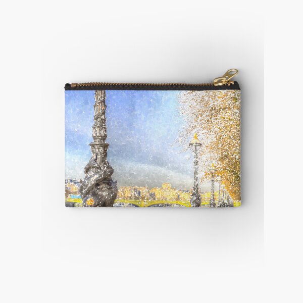 Item preview, River Thames Path Snow Art designed and sold by Londonimages.