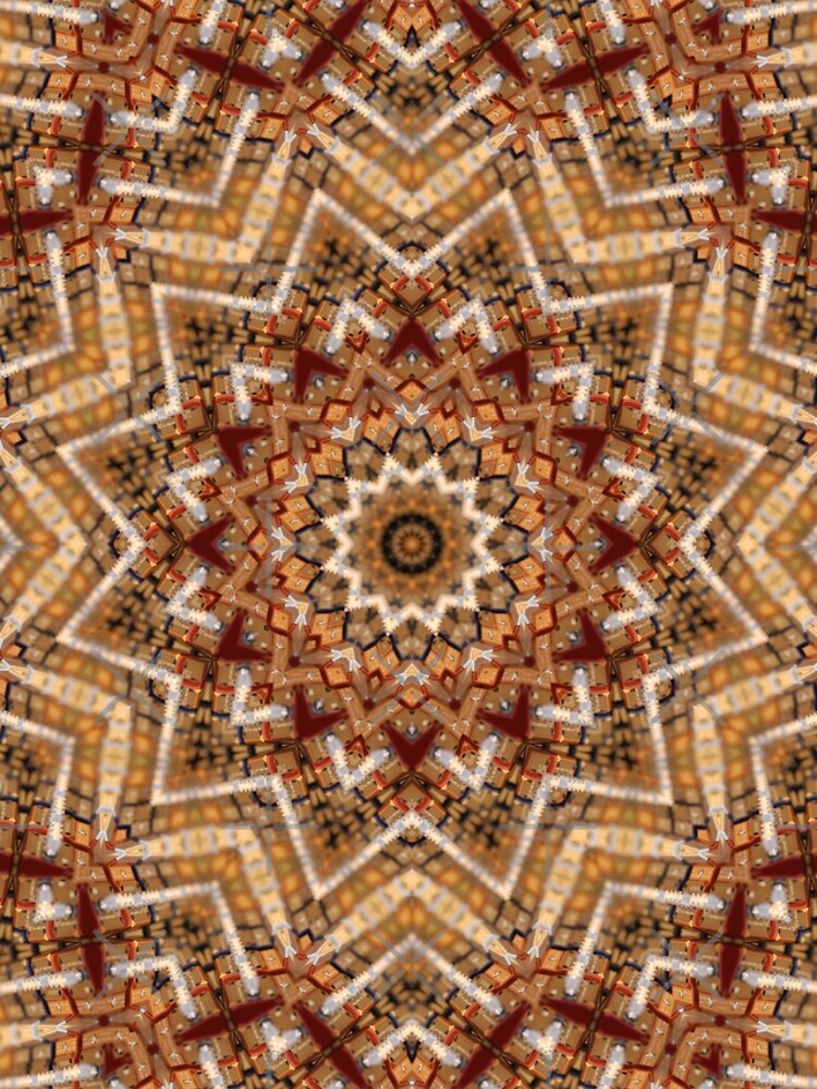 Hell- und dunkelbraunes Mandala von pASob-dESIGN