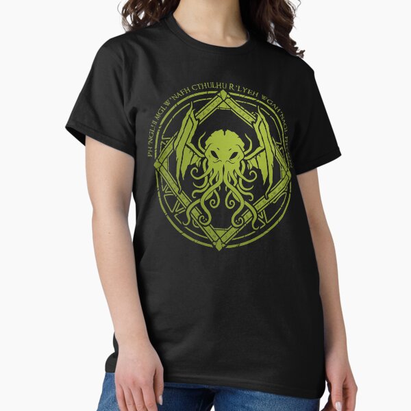 Item preview, Cthulhu - Lovecraft - Chant design designed and sold by zachholmbergart.