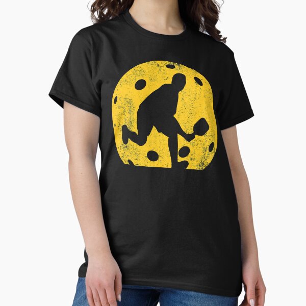 Item preview, Pickleball Player Silhouette Distressed designed and sold by mBshirts.