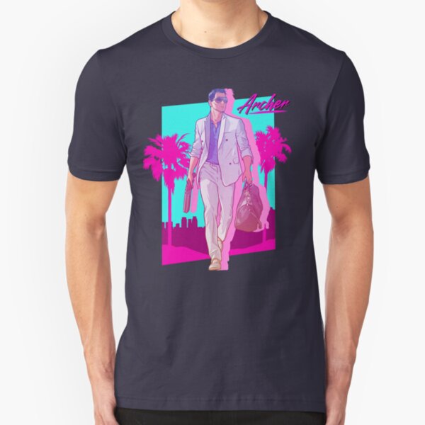 Archer - Vice Palm 80s Slim Fit T-Shirt