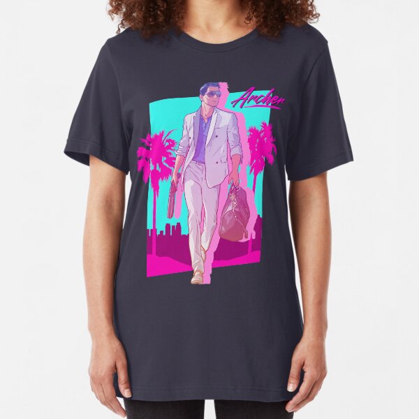 Archer - Vice Palm 80s Slim Fit T-Shirt