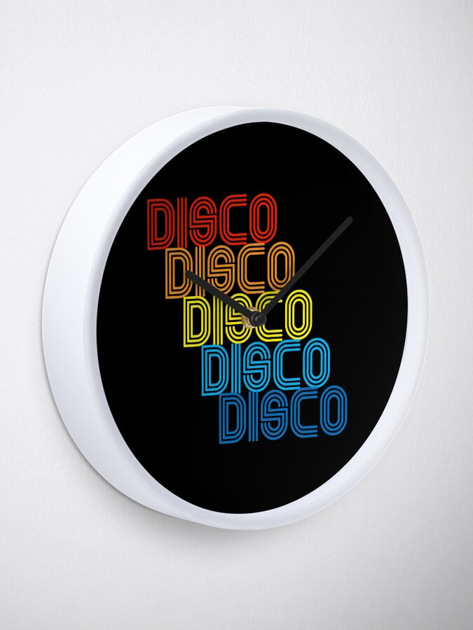 "Disco Repeat Rainbow 1970s Disco Funk Vintage Retro Neon Light Funky ...