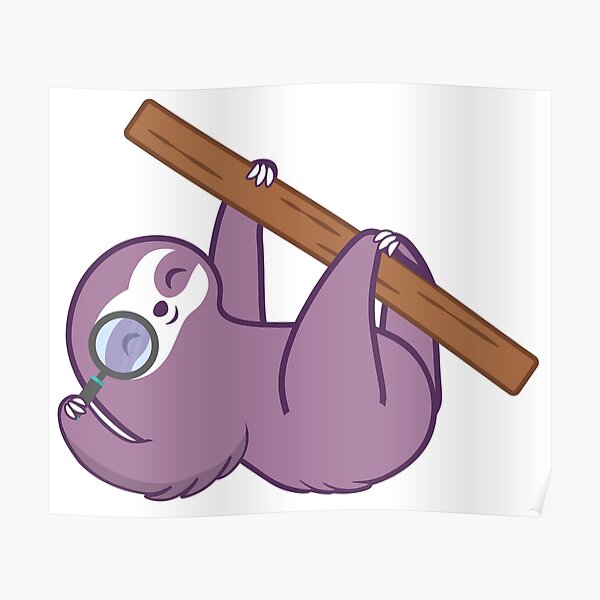 Sloth Explorer Poster