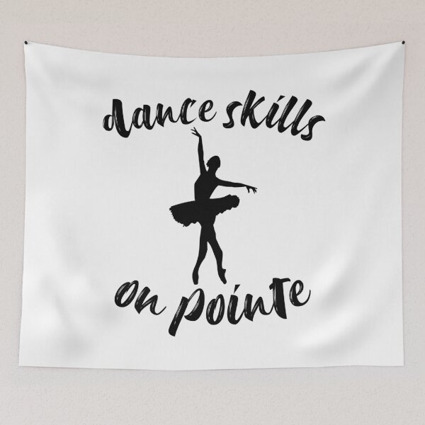 Item preview, Dance Skills on Pointe Funny Ballerina Ballet Dancer  designed and sold by ccheshiredesign.