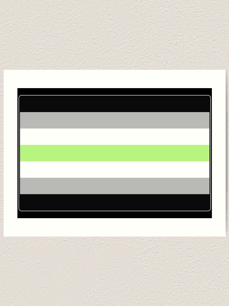 Agender Pride Flag Art Print By Valador Redbubble