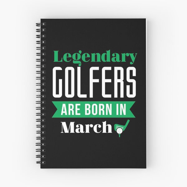 Item preview, Legendary Golfers Are Born In March Golf Birthday Shirt Golfing Gift Idea designed and sold by Orange Pieces.