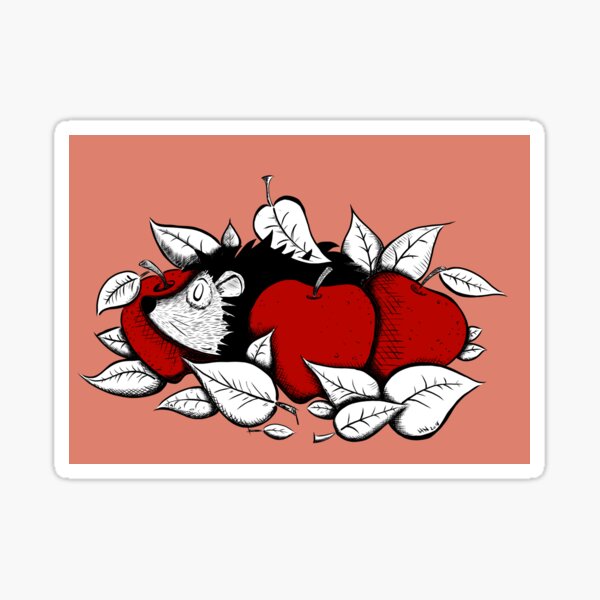 Hedgehoge nest Sticker
