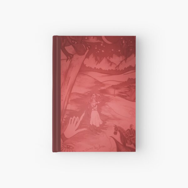 North of the North Star Design in Burgundy Hardcover Journal