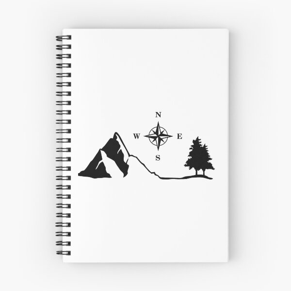 Item preview, Mountain, Compass, Tree designed and sold by claudiasartwork.