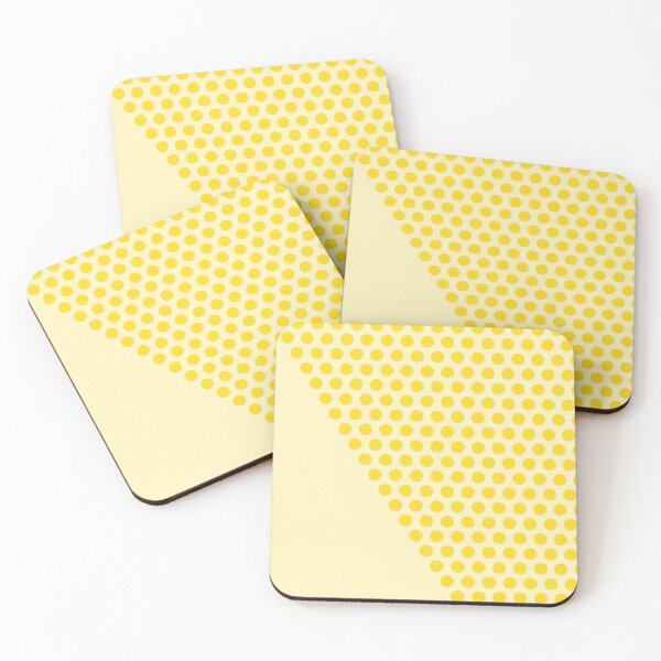 Item preview, Sun Cascade in Mustard Yellow. Modern Minimalist Geometric Dot Pattern designed and sold by kierkegaard.