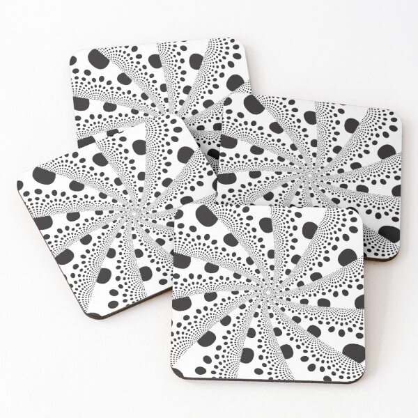 Item preview, Black and White Swirls, Ribbons and Polka Dots designed and sold by MOBpubdesign.